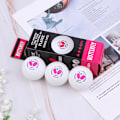 Miniatyrbilde 3 av 5: 3 stk/boks profesjonell bordtennis 40+ treningsball for Ping P White 3Pcs