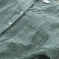 Pikkukuva 8 / 8: Naisten syystopit Pellava napit Löysä casual urapaita L Green XL