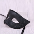 Miniatyrbilde 8 av 8: Maskerade masker for par venetiansk kvinne blonder menn PP Cosplay White ONESIZE