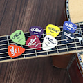 Miniatyrbillede 8 af 8: 30 stk. Alice Guitar Pick Skridsikker Nylon Mediator Akustisk El 30PCS