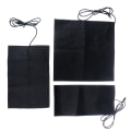 Pikkukuva 2 / 5: 7 kokoa USB Lämmin hiilikuitulämmitteiset tyynyt Lämmitetty takki Takki Ves Black 20*15cm
