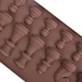 Miniatyrbillede 6 af 7: 1 STK New Chess Silikone Chokolade Forme DIY Kage Dekoration Kitc Brown one size