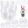 Miniatyrbillede 8 af 8: Planteskolepotter Klare potter med 18 bakker White 1
