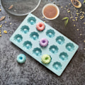 Miniatyrbillede 5 af 8: 15 Huller Spiralform Silikone Kageform Mousse Dessertbagning Pink onesize