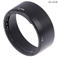 Miniatyrbillede 1 af 5: ES65B kamera modlysblænde ES-65B solskærmscover til Canon EOS R R Black one size