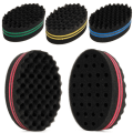 Miniatyrbilde 1 av 5: Black Man Hair Braider Twist Sponge Gran Afro Dreadlocks Curl Br Losowy kolor one size