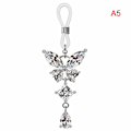 Miniatyrbild 1 av 5: 1 st Sexig tofs Crystal Butterfly hängsmycke Nippel Ring for Wom Multicolor A5