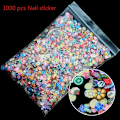 Pikkukuva 2 / 5: 1000 kpl 3D-hedelmäeläimet, slice savi, tee-se nail art Tarra D