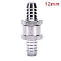 Miniatyrbillede 1 af 5: Envejs 6/8/10/12 mm 4 størrelse aluminiumslegering Brændstof Ikke returkontrol Silver 12mm