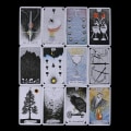 Pikkukuva 3 / 8: 78 kpl Wild Unknown Tarot Deck Rider-Waite Oracle Set Fortun Multicolor one size