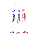 Pikkukuva 2 / 8: Dolphin Creative Crystal 4 metalliputket Tuulikello Tuulikello Hom blue one size