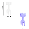 Miniatyrbilde 6 av 7: Tegneserie Fruktgaffel Tannpirkere e Dyr  Utvalg Mini Lunsj Bo 10PCS