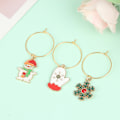 Pikkukuva 8 / 8: 20 kpl Jouluviinilasimerkit Holiday Drink Marker Charms A Onesize