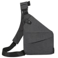 Pikkukuva 1 / 5: Mies vedenpitävä henkilökohtainen olkatasku Rintalaukku Cross body sl Gray L