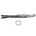 Pikkukuva 3 / 5: Sormus- ja silmukkataikatemppuja Magic Hoop Rope Escape Magie Mentali Black onesize