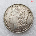 Pikkukuva 8 / 8: 1 kpl 1878-1887 USA Morgan hopeadollari 1 dollarin juhlarahat C 1 One size