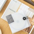 Miniatyrbillede 3 af 8: Transparent Plastic Disc CD Case DVD Holder Pung Opbevaringspose A5 A5