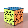 Pikkukuva 5 / 7: 3x3 Gear Cube Alkuperäinen Tarraton Smooth ja Gear Mechanism Pe Multicolor one size