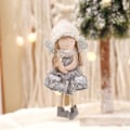 Miniatyrbillede 5 af 5: 3 Stk Julepynt Angel Lace Doll Pendant Xmas Tree Hang Pink ONESIZE