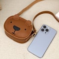 Miniatyrbild 3 av 7: Björn Ryggsäck Mode Cross Body Messenger Mini PU Läder Shou onesize