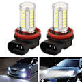 Miniatyrbillede 3 af 5: 1Pc Super Bright H8/H11 33-LED hvid biltågelygte forlygte Dr White light H8/H11