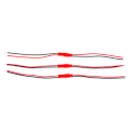 Miniatyrbillede 6 af 8: 20 stk 2 Pin stik han hun jst stik kabel 22 awg ledning fo Onesize