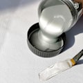 Miniatyrbillede 6 af 8: 100 ml guldmaling metallisk akrylmaling Silver onesize