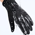 Miniatyrbilde 5 av 5: Vinterfiskehansker 2 Finger Flip Vanntett vindtett Cyclin Black XL