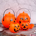 Miniatyrbilde 3 av 8: Halloween Christams Party Props Plast Pumpkin Bucket Candy Bo C