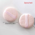 Pikkukuva 1 / 5: 2kpl Soft Facial Beauty Sponge Puff Pads Face Foundation Cosmet Apricot 55mm