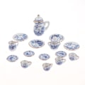 Miniatyrbild 6 av 8: 15 st 1:12 dockhus miniatyr porslin te set One Size