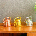 Miniatyrbillede 3 af 8: 1 Stk 1:12 Miniature tekande Te Kedel Dukkehus Køkken Tilbehør Rose Gold one size
