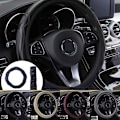 Miniatyrbild 2 av 5: Universal Auto Car Rat Cover Läder Andas Anti Black One Size