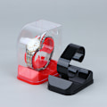 Miniatyrbild 3 av 8: Plastförvaringshållare Transparent Smart Watch Protective Displ Black one size