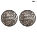 Miniatyrbillede 7 af 8: 2 STK Antikke Feng Shui Double Dragons Bead Lucky Coins Saml A 2PCS