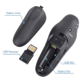 Miniatyrbild 4 av 6: Trådlös USB Powerpoint-presentation PPT Flip Pen Pekarklick black onesize