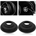Miniatyrbild 2 av 5: 4X Mjukt Gummi Cover För Bil Auto Strålkastare Universal LED Black 4pcs