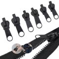 Miniatyrbillede 2 af 8: 12 stk 3 størrelser Universal Instant Fix Lynlås Reparationssæt Erstatm Silver onesize