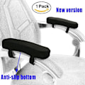 Pikkukuva 2 / 5: 4 kpl Uusi Slow Rebound Memory Foam käsinojan tyynytyyny tuolimatto black 4pcs