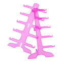 Miniatyrbilde 4 av 8: 5-lags briller Briller Solbriller Vis stativ Holderramme Transparent one size