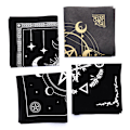 Miniatyrbillede 4 af 8: Tarots Dug Triple Moon Pentagrams Pagan Alter Cloth Flan Style 2 B