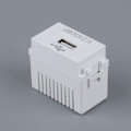 Miniatyrbillede 5 af 8: USB-strømmodul 220V 5V Transformer 2.1A USB-opladningsstik S White