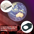Miniatyrbilde 3 av 5: Moon Galaxy projeksjonslampe Kreativ Bakgrunn Nattlys Øre Beige onesize