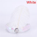 Miniatyrbillede 1 af 5: Fjer Flapper Paillet Charleston Kjole Kostume Kvinder Solid Mul White one size