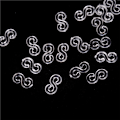 Miniatyrbillede 5 af 5: 200 stk Plast S-clips til gummibåndsrefill Armbåndsbånd Clear One Size