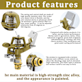 Miniatyrbilde 4 av 5: Impact Sprinkler i messing one size