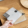 Miniatyrbillede 2 af 8: Transparent Plastic Disc CD Case DVD Holder Pung Opbevaringspose A5 A5