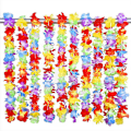 Pikkukuva 1 / 5: 50 kpl Hawaiian Flower leis Garland Kaulakoru Fancy Dress Party H Multicolor 50pcs