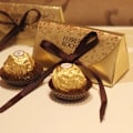 Miniatyrbillede 2 af 7: 10 stk Ferrero Rocher æsker Bryllupsgaveæsker Gaveæske Babyshower onesize