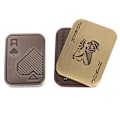 Miniatyrbillede 8 af 8: Slider Poker A K Metal Push Card EDC Spinners C Onesize